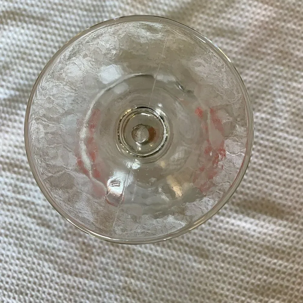 VINTAGE Coca-Cola Coke Heavy Glass Goblet